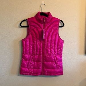 Be inspired down packable vest. Hot pink magenta color. Brand new with tags.